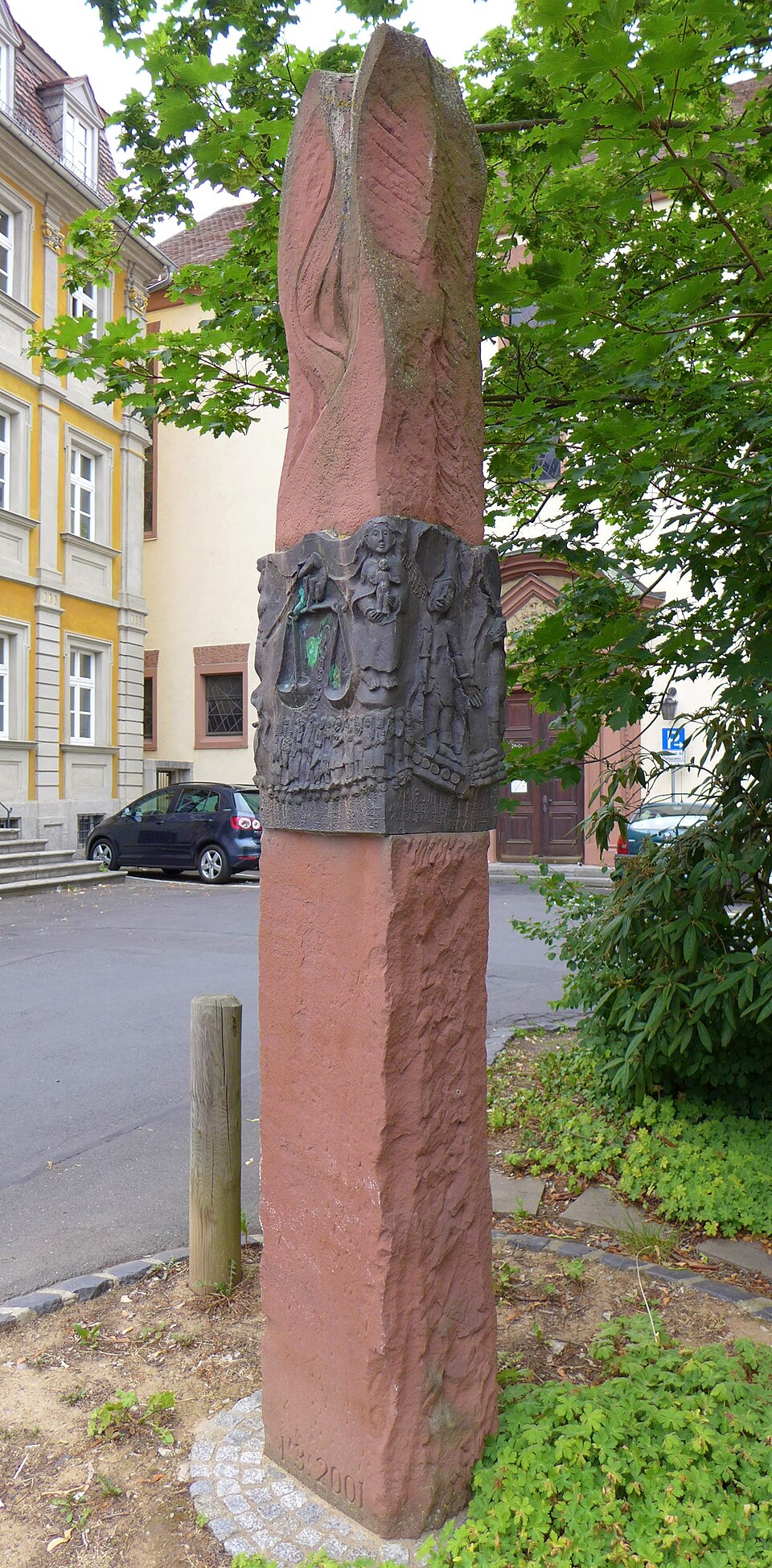 Pfeiferhans-Denkmal auf dem Würzburger Schottenanger, nahe dem Ort der Hinrichtung. Fotograf: Oktobersonne, Wikimedia Co