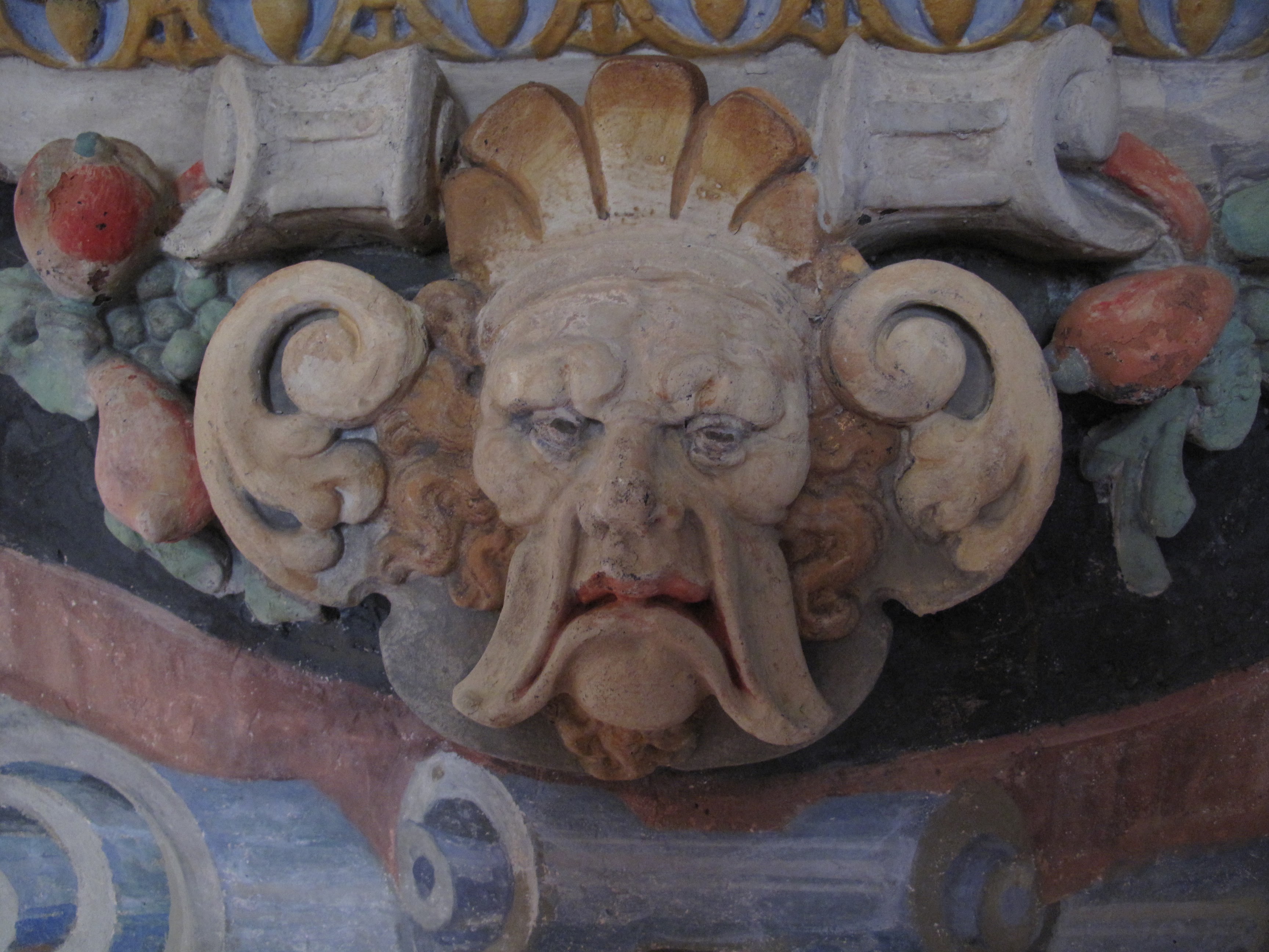 Detail am Epitaph in der Peterskapelle