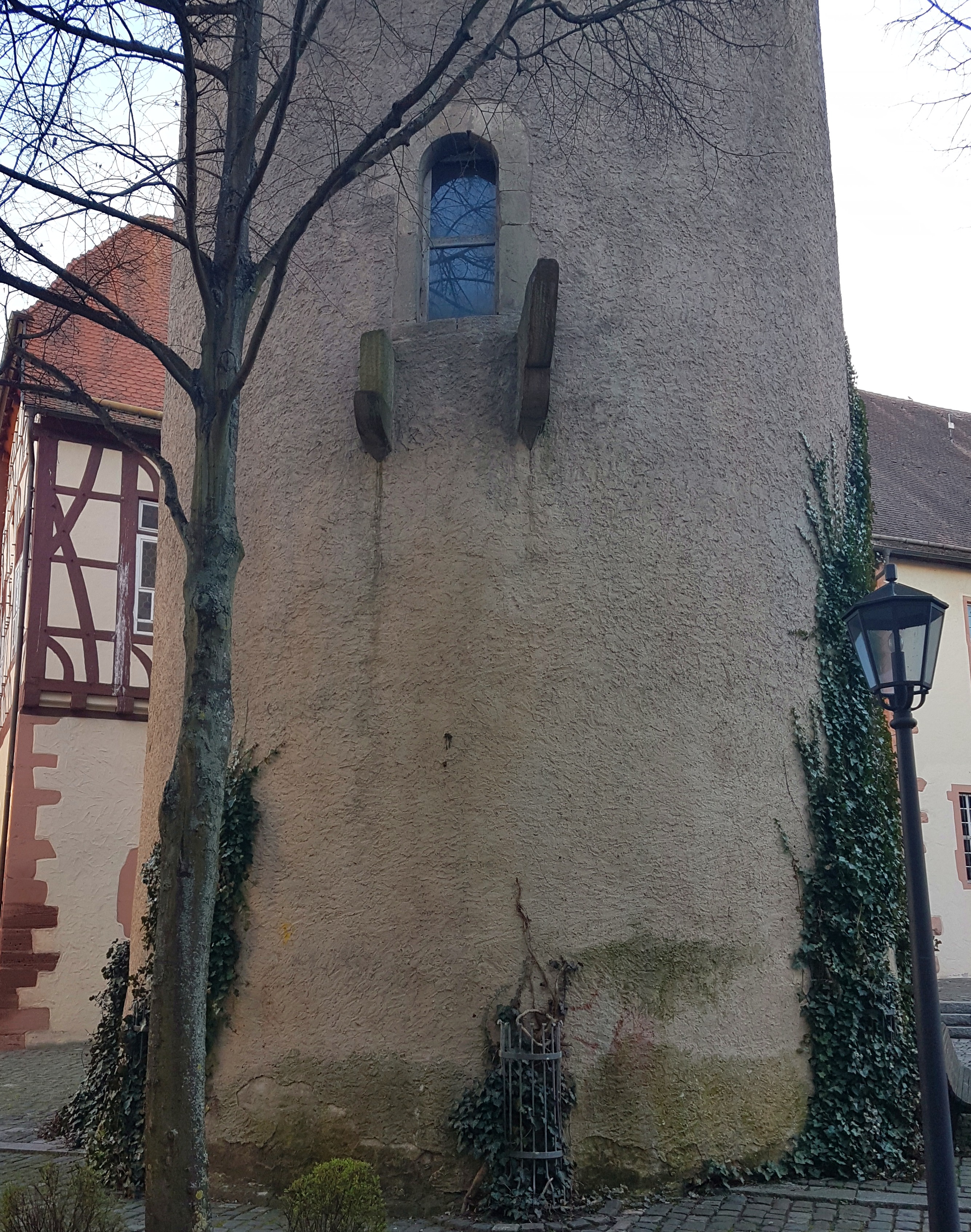 Hocheingang am Türmersturm, heute als Fenster sichtbar