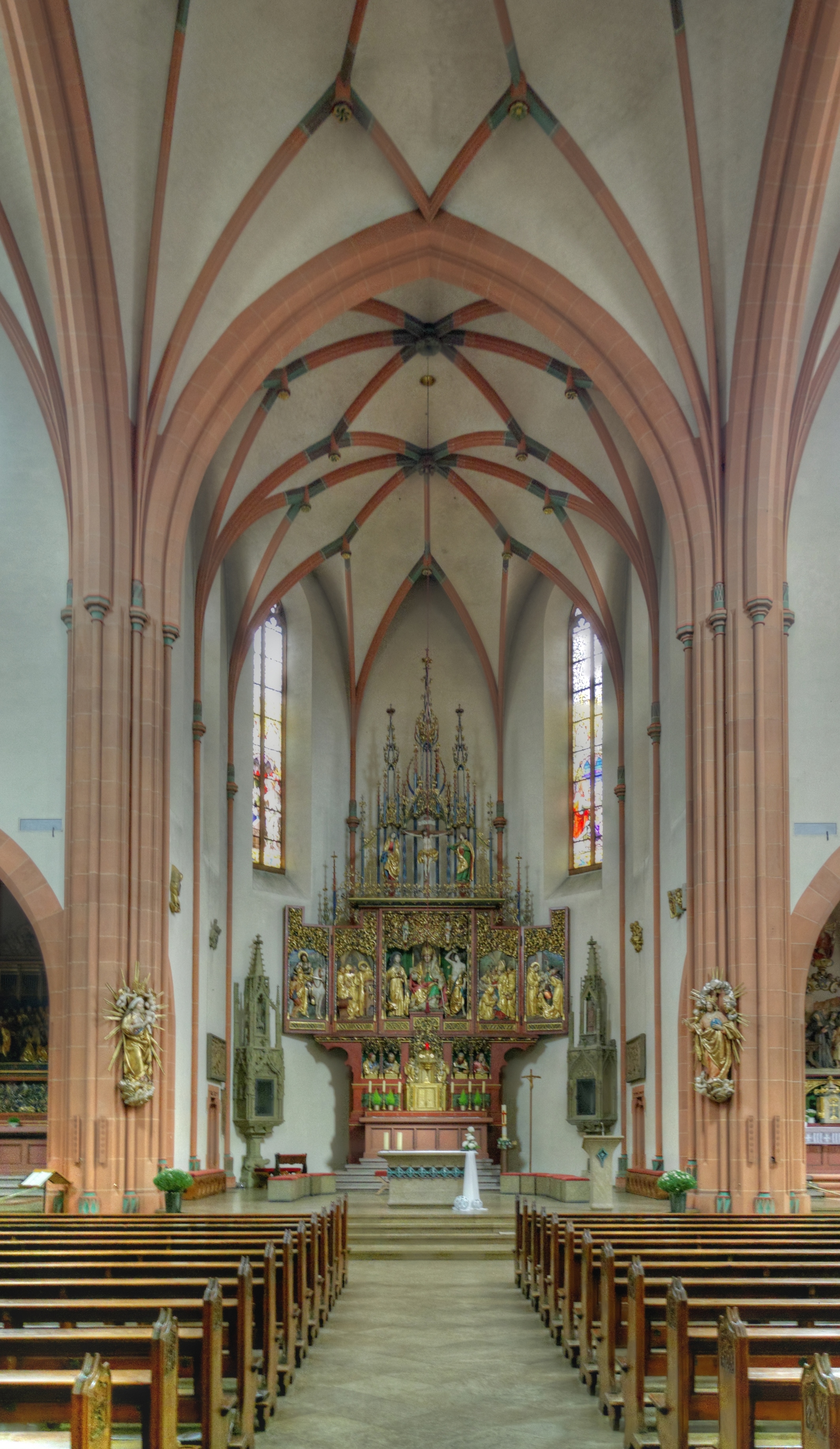 Innenraum der Stadtkirche als Gesamtansicht