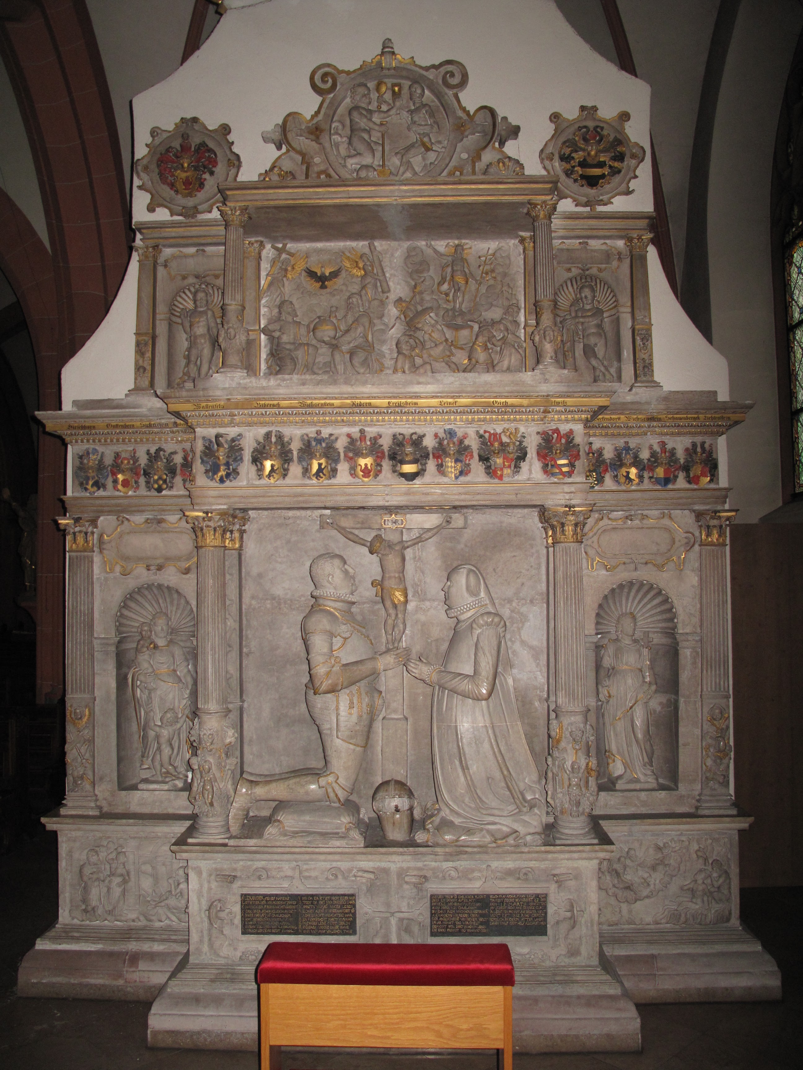 Grabmal Alexander von Riedern und Anna Maria von Crailsheim