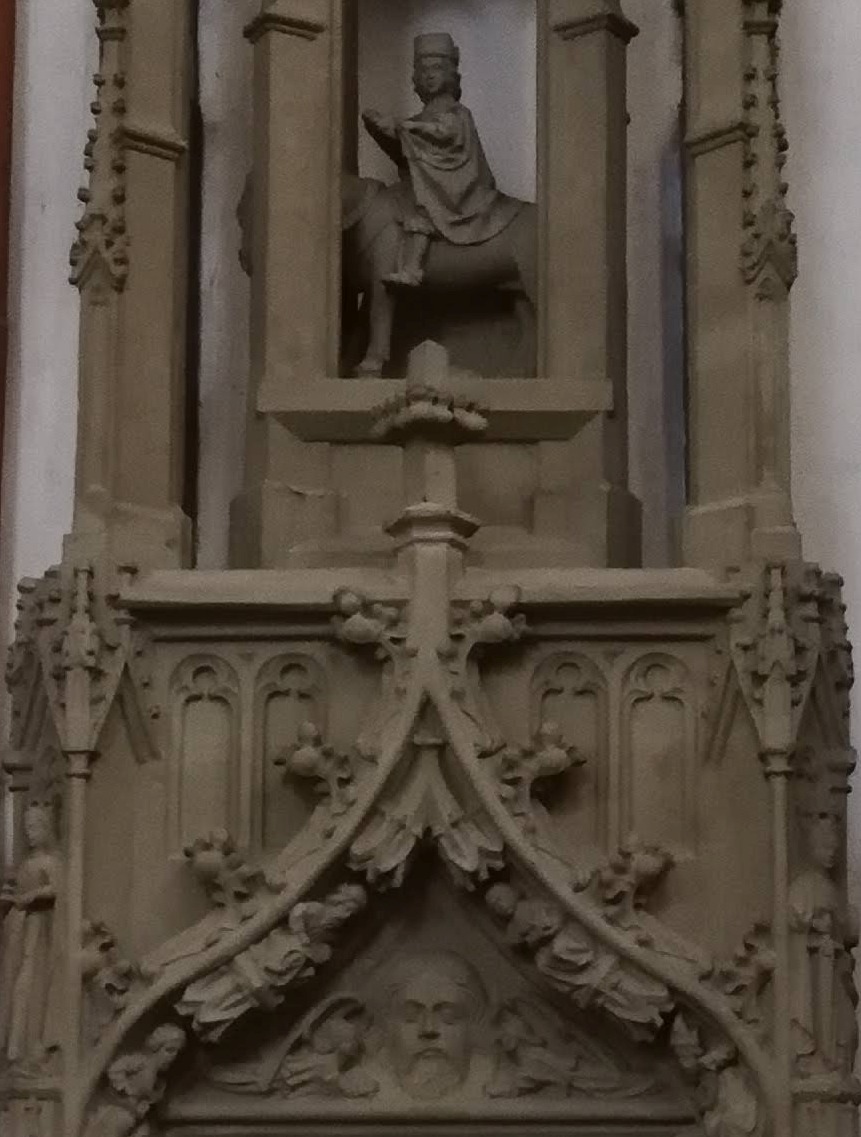 Detail mit Jahreszahl 1448 am Sakramentshäuschen