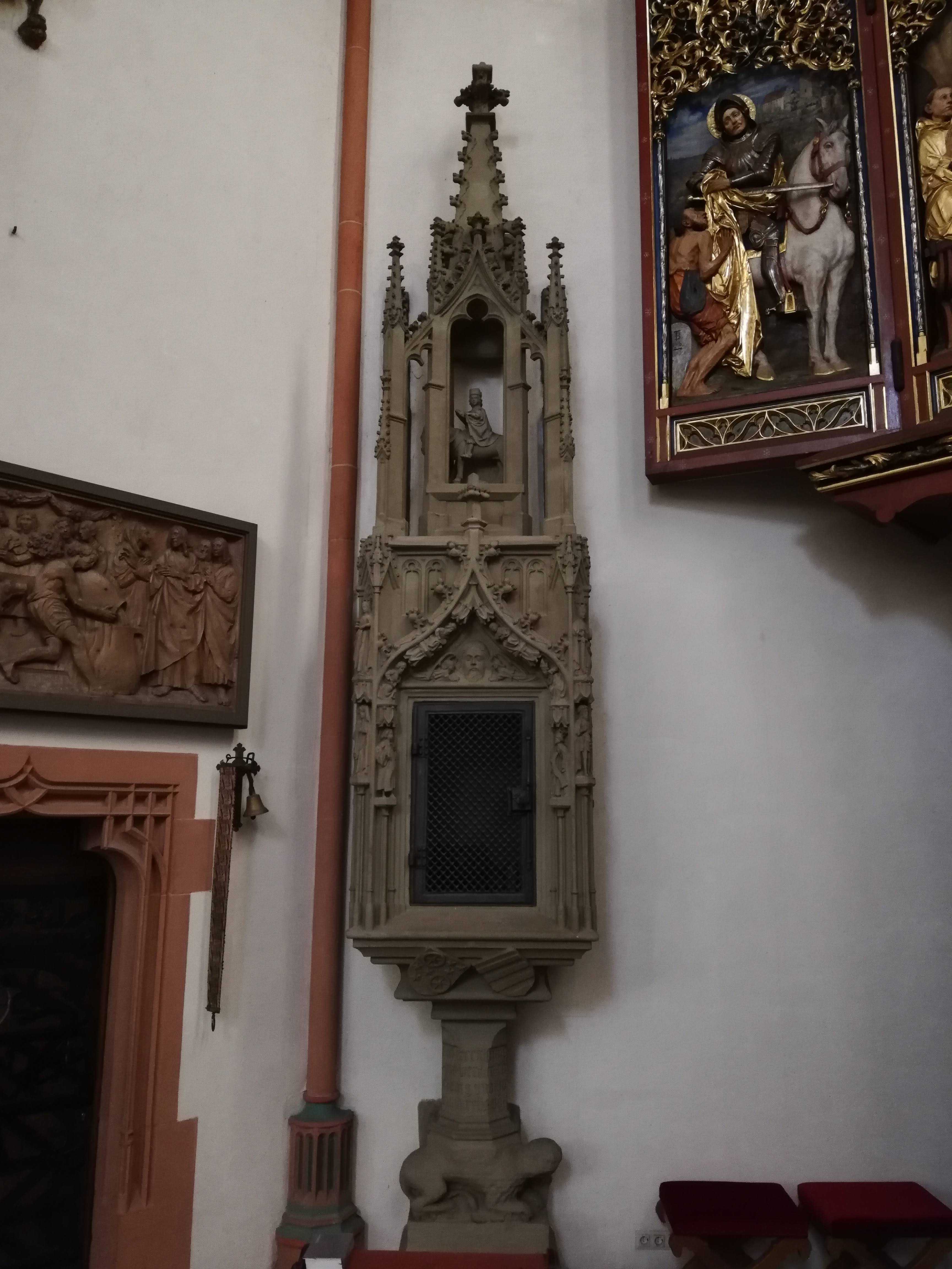 Sakramentshäuschen in der Stadtkirche