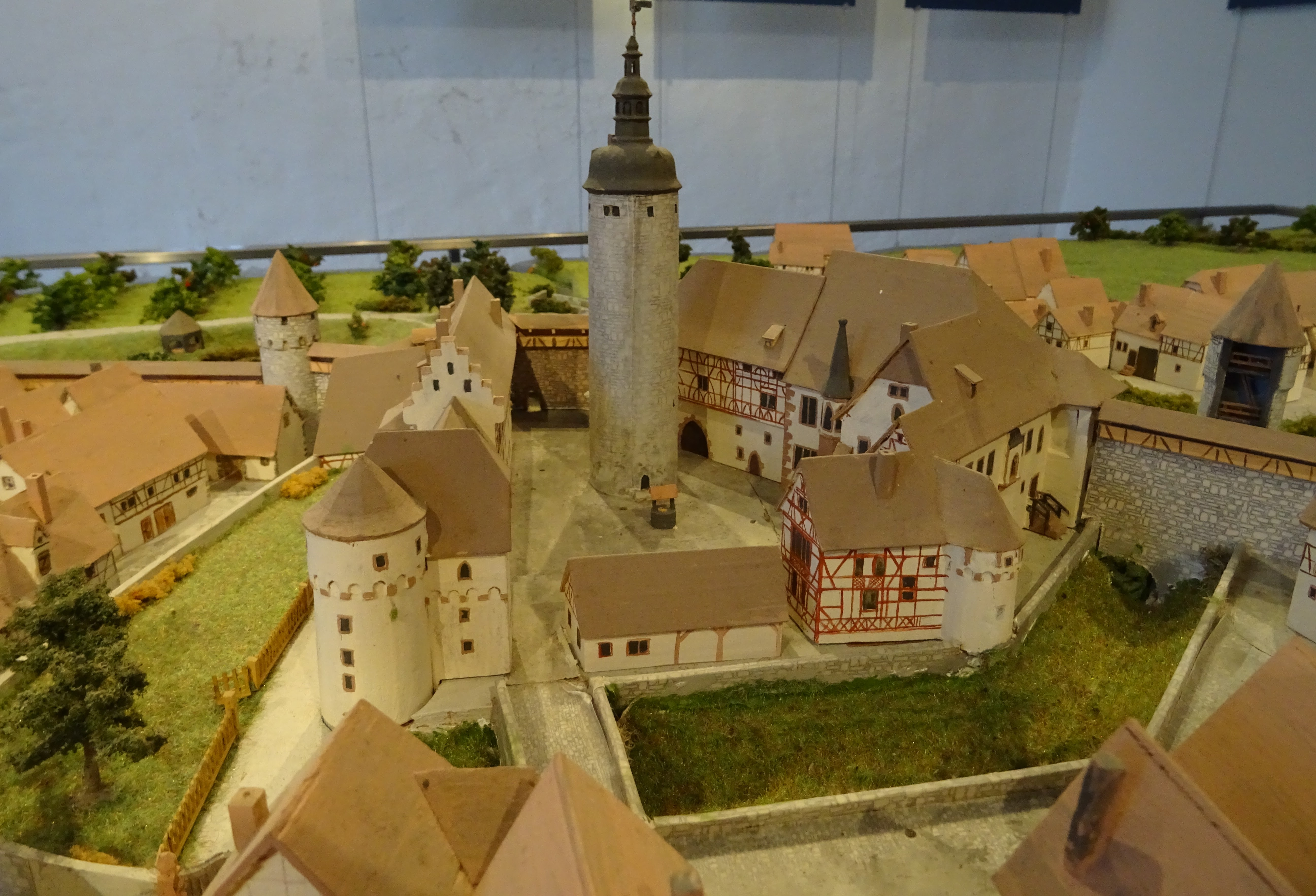 Stadtmodell mit Schloss und Türmersturm