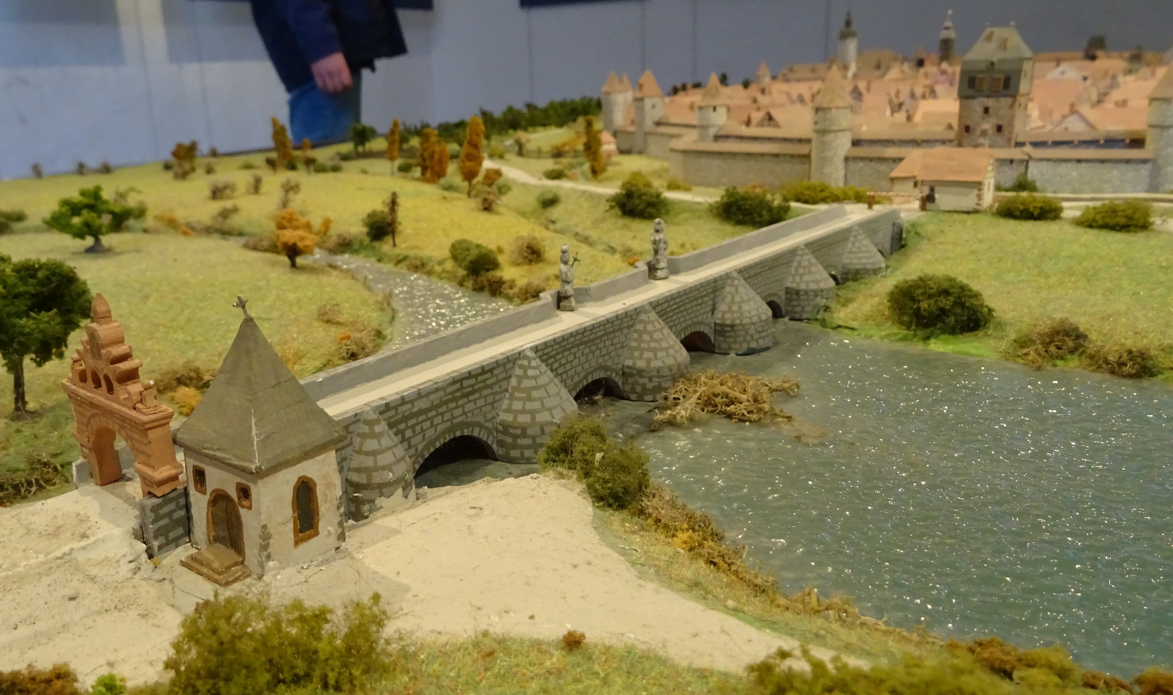 Stadtmodell mit Tauberbrücke