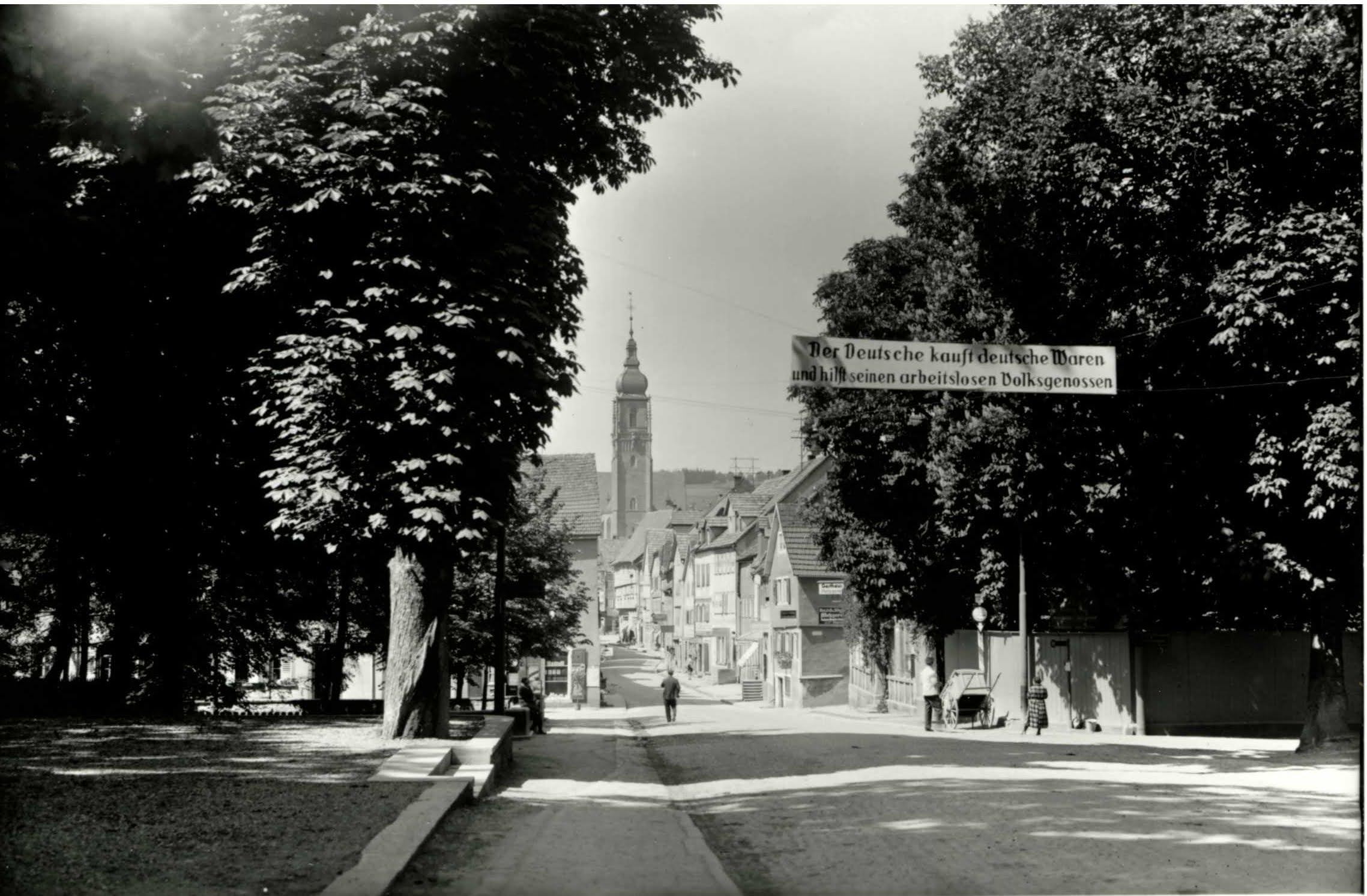 Historisches Foto des Bereichs am ehemaligen Unteren Tor