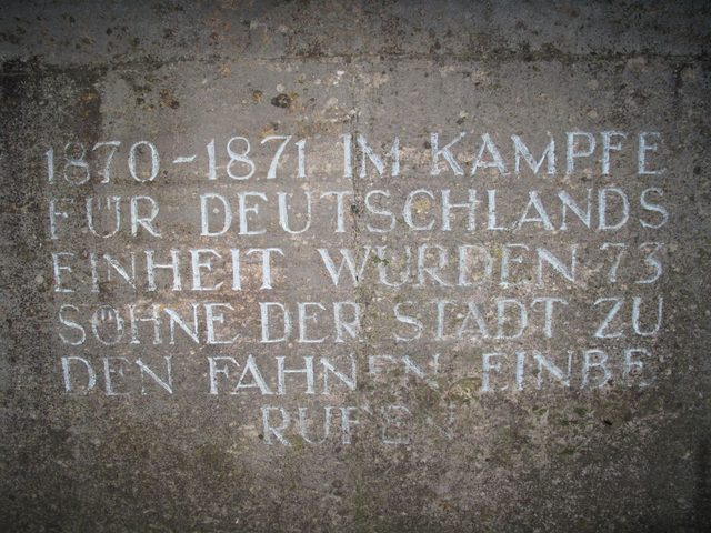 Tauberbischofsheim - Kriegerdenkmal 1914-1918 / 1870-1871