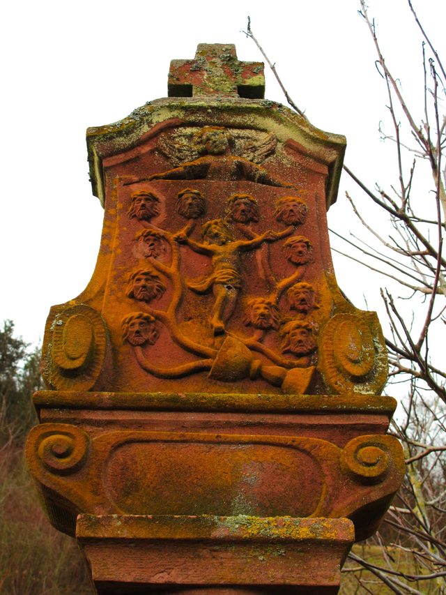 Hl. Blut'-Wallfahrts-Bildstock (1744) am Anfang des Leintals