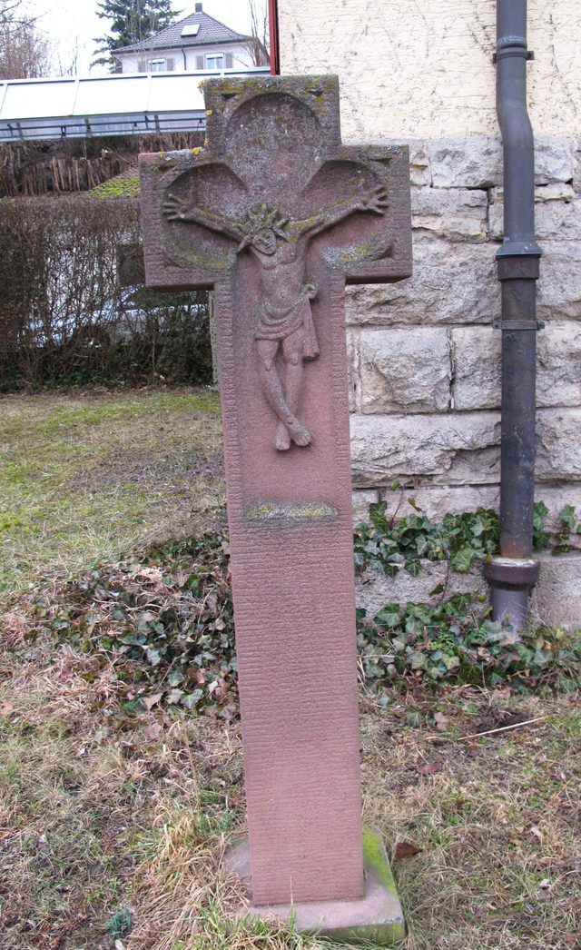 Wegkreuz (16. Jhd oder Replik) bei Bildhauer Fleck